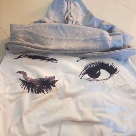 Eye Wink Pullover Hoodie. - Picture 5 of 7
